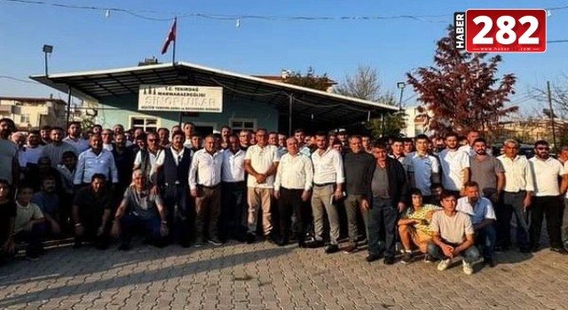 VELİ GEBEŞ:Yeniçiftlik Sinoplular Derneği’nde Birlik ve Beraberlik Mesajı verdi.