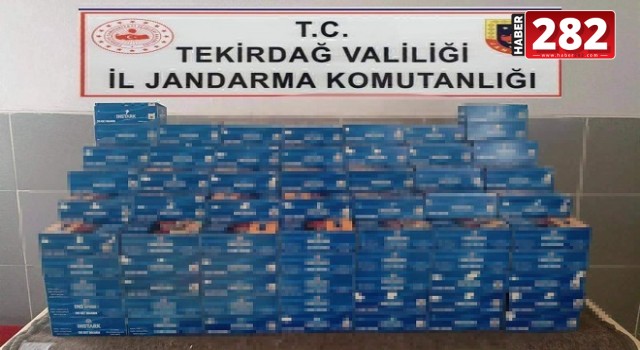 Tekirdağ'da 49 bin 400 makaron ele geçirildi