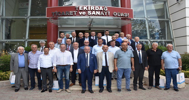 Yeni ve Eski Belediye Başkanları Tekirdağ’a Hizmet İçin El Ele Verdi