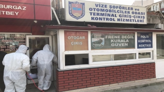 Vize ilçesinde dezenfekte çalışmaları devam ediyor