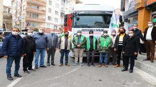 Tekirdağ’dan Suriye’ye yardım tırı gönderildi