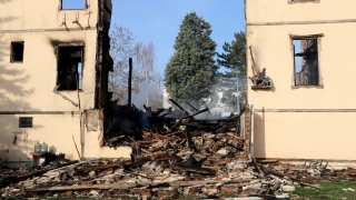 Edirne’de yangında kullanılamaz hale gelen müftülük binası aslına uygun olaak yeniden yapılacak 