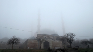 Edirne ve Tekirdağ’da yoğun sis etkili oluyor