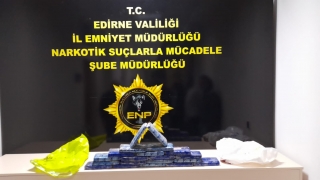 Edirne’de bir otomobilde 10 kilo 400 gram eroin ele geçirildi