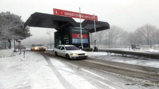 Trakya’nın yükseklerinde kar yağışı