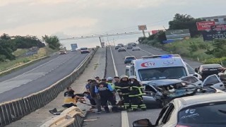 Tekirdağ’da zincirleme kaza: 1 ölü, 2 yaralı