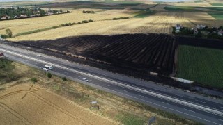 Trakya’da toplam 102 bin 700 metrekare tarım alanı yandı