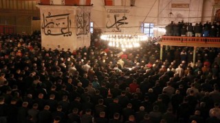 Edirne’de yaşayanlar bayram namazında Eski Cami’yi doldurdu