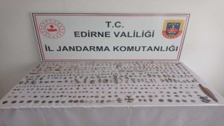 Edirne’de Roma ve Bizans dönemine ait 520 obje ele geçirildi