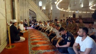 Edirne’de jandarma şehitler için mevlit okuttu