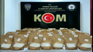 Edirne’de kamyonette 72 kilo uyuşturucu ele geçirildi