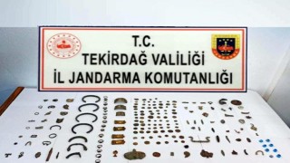 Tekirdağ’da 197 sikke ve obje ele geçirildi