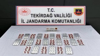 Tekirdağ’da 364 uyuşturucu hap ele geçirildi