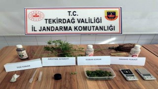 Tekirdağ’da jandarmadan uyuşturucu operasyonları