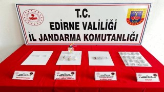 Edirne’de evinde uyuşturucu ele geçirilen şüpheliye gözaltı