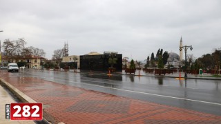 Trakya'da koronavirüs önlemleri ve yağışlı hava sokaklarda insan yoğunluğunu azalttı