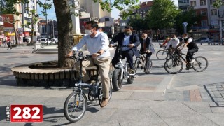 Çorlu Belediye Başkanı Sarıkurt Çevre Günü’nde Pedal Çevirdi