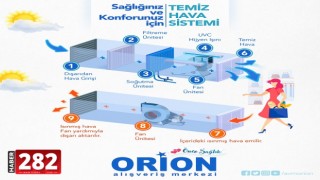 Orion’da yüzde yüz temiz hava