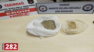 Tekirdağ'da 311 gram eroin ele geçirildi