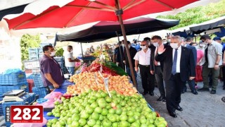 Tekirdağ'da Kovid-19 tedbirleri denetlendi