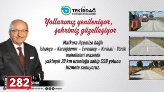 MALKARA İLÇESİ BAĞLANTI YOLU HİZMETE AÇILIYOR