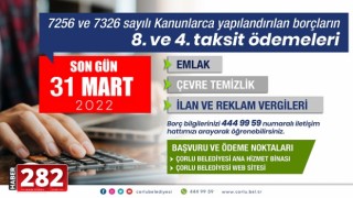 Yapılandırma Taksit Ödemeleri İçin Son Gün 31 Mart 2022