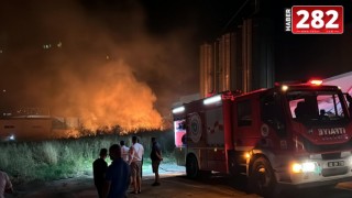 Tekirdağ’da fabrikalar bölgesinde trafo patladı, otluk yangını çıktı