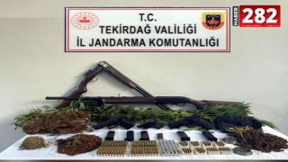 Tekirdağ'da uyuşturucu ve silah ele geçirildi: 10 gözaltı