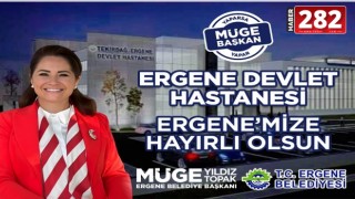 Ergene Belediye Başkanı Müge Yıldız Topak Ergene Devlet Hastanesi’nin yapımına başlanacağını müjdeledi.