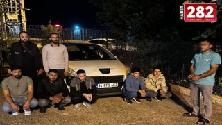 Otomobilde 7 kaçak göçmen ile 1 organizatör yakalandı