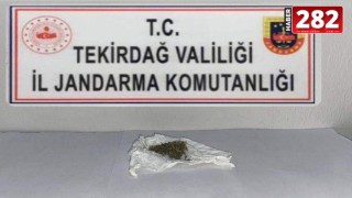 Tekirdağ'da uyuşturucu ile yakalanan 3 şüpheli gözaltında