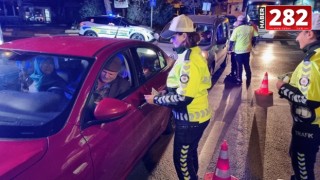 Tekirdağ'da trafik ekiplerinden sürücülere yönelik denetim