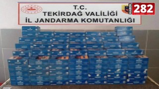 Tekirdağ'da 49 bin 400 makaron ele geçirildi