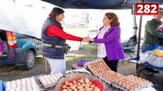 ERGENE CUMHURİYET MAHALLESİ’NDE HALK PAZARI KURULDU