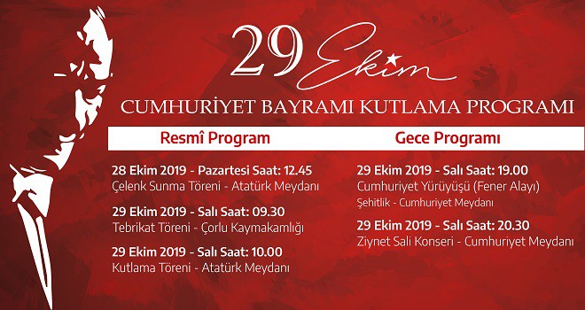 29 Ekim Cumhuriyet Bayramımızı Coşkuyla Kutlayacağız