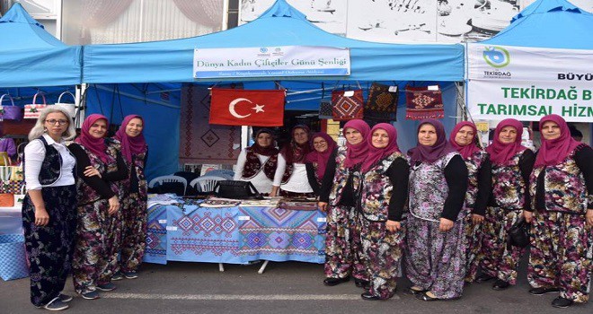 Tekirdağ Dünya Kadın Çiftçiler Günü Şenliğine Ev Sahipliği Yaptı