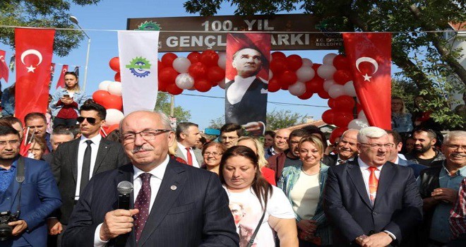 Başkan Albayrak 100.Yıl Gençlik Parkı’nın Açılış Törenine Katıldı