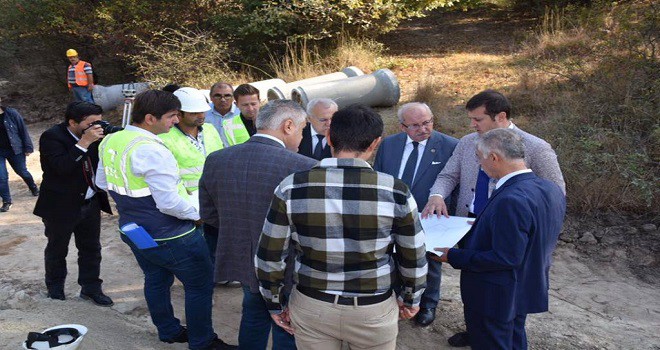 Başkan Albayrak Çerkezköy İlçesi Muhtelif Mahalleler Kanalizasyon ve İçme Suyu Çalışmalarını Yerinde İnceledi